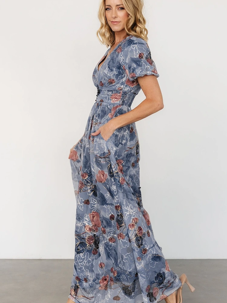 Summer Print Bohemian Long Dress